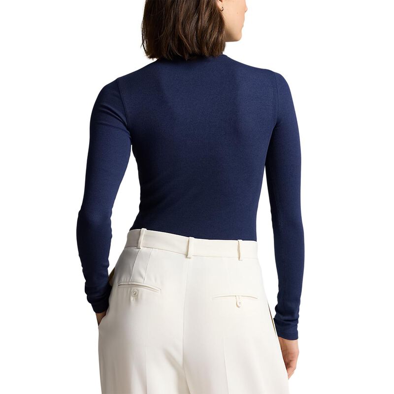 Polo Ralph Lauren Stretch Ribbed Turtleneck image number 1
